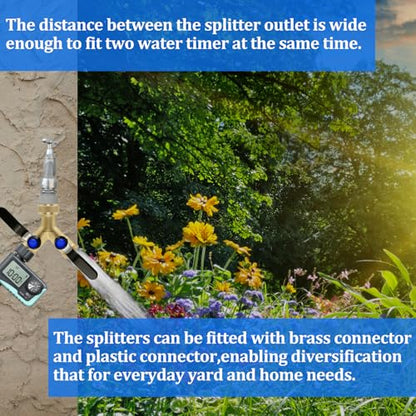 Brass Garden Hose Splitter