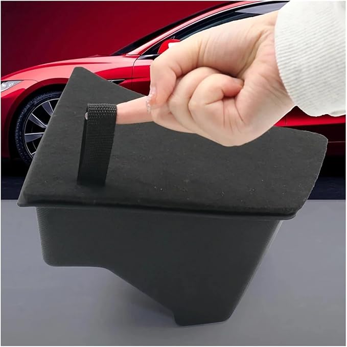 Trunk Storage Box Tailgate Organizer Bucket Compatible For Tesla Model 3 2024 Accessories Tail Boot Organizer Partition Auto Parts