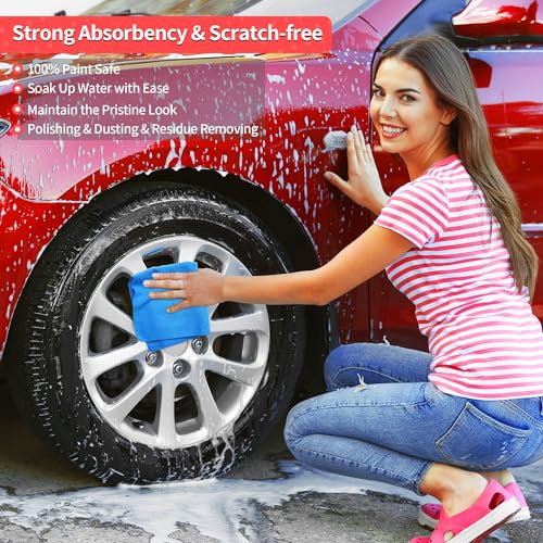 Shop Towels 100 Pack Microfiber Towels for Cars (100 Count)