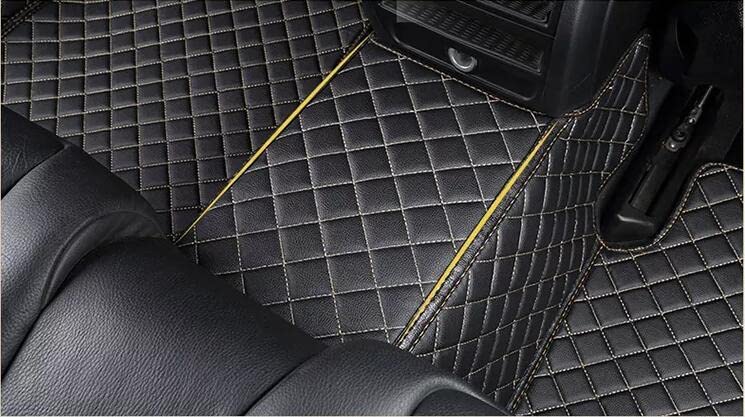 Custom All Weather Protection Leather Car Floor Mats for Cars Sedan SUV Sports Car Waterproof Floor Mat