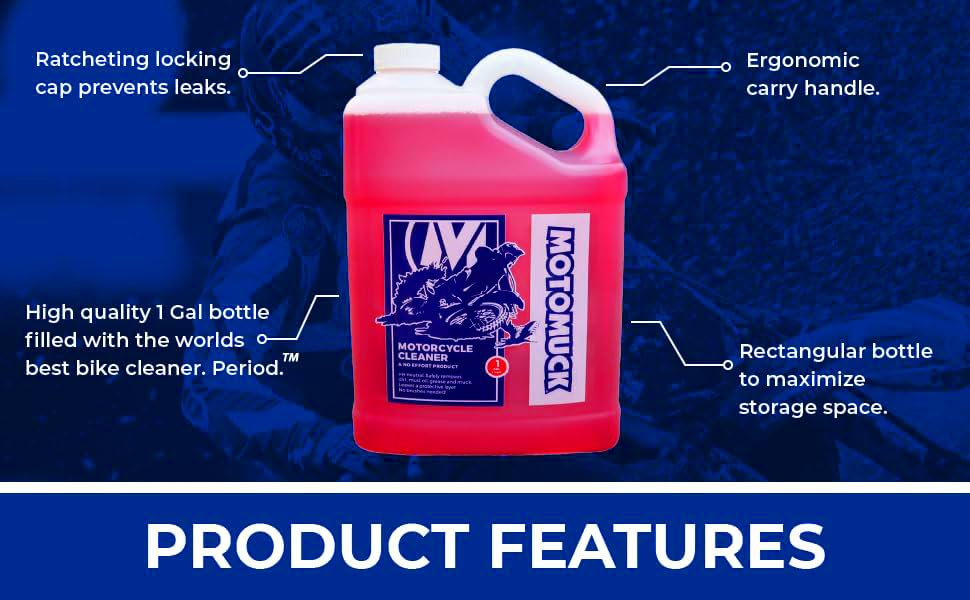 PH Neutral Nano Tech Motorcycle cleaner (128 Fl Oz)