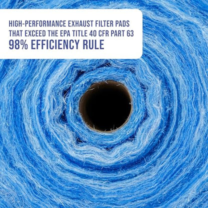 Elite Paint Spray Booth Exhaust Filter Roll 48" x 200'