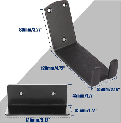 Bike Wall Mount, Pedal Mount Bike Rack for Garage, Bike Storage Hanger Bicycle, Heavy Duty Bike Hooks with Rubber Pad for Wall, Max 50LB, 1 Set