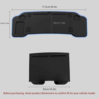 Car Desk for Tesla Model 3 Y, Foldable Tesla Desk for Laptop, Car Table Tray for Tesla Passenger Seat, Tesla Table Travel Tray for Kids, Food & Tablets, Tesla Tray Long Trip Essentials