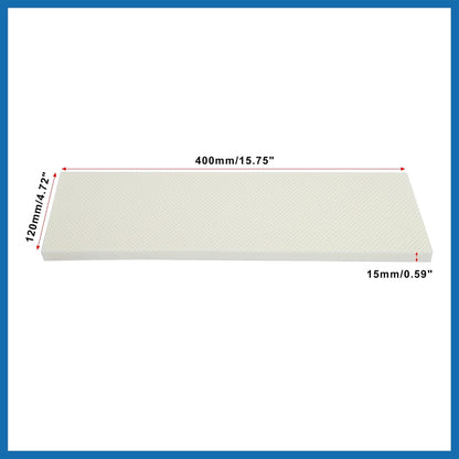 400x120x15mm 4pcs Car Garage Wall Guard Door Bumper Protector Anti Collision Water Resistance White Item Replacement