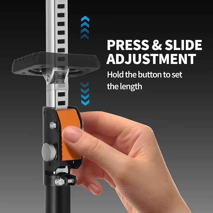Inshore Rod Holder for Truck Bed, Fixed Truck Bed Fishing Rod Rack, Adjustable Rod Holder for Truck & SUV, Gifts Ideas for Men (All Aluminum Body-Tension Rod, 5 Rod Holder)
