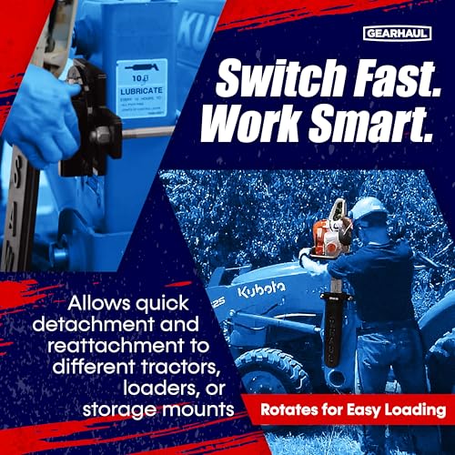 GearHaul SawHaul SnapLok Rotating Tractor Chainsaw Carrier