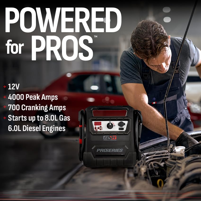 DSR ProSeries Car Battery Jump Starter