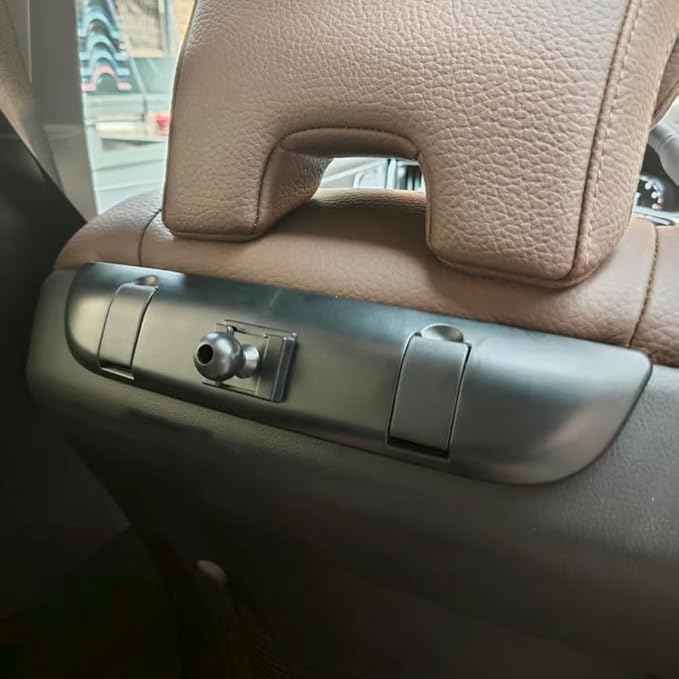 Car Tablet Holder, Universal Headrest Mount for Volvo XC90 XC60 V90 V60 S90 S60, Compatible with iPad Pro Air Mini, Galaxy Tabs, 4.7-12.9 Inch Tablets (Model A)