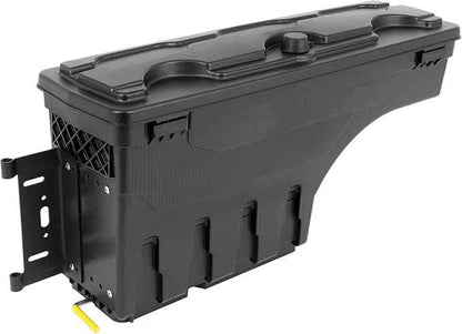 SCITOO Truck Bed Tool Box for Dodge Ram 1500/2500/3500 2002-2010 for Dodge Ram 3500 2010-2018 Left Driver Side,Multi-Compartment Dividers Organized Storage,Heavy Duty & No-Drill Installation