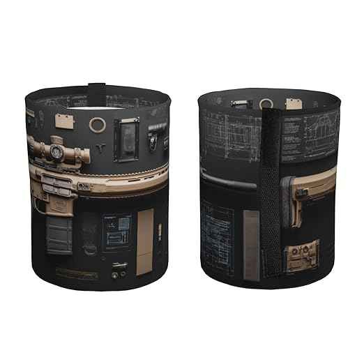 Gun Military Gear Arsenal Set Car Trash Can Waterproof Hanging Trash Bin Collapsible Garbage Can for Car Accessories Travel Camping Kitchen Home