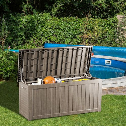 200 Gallon Lockable Resin Deck Box
