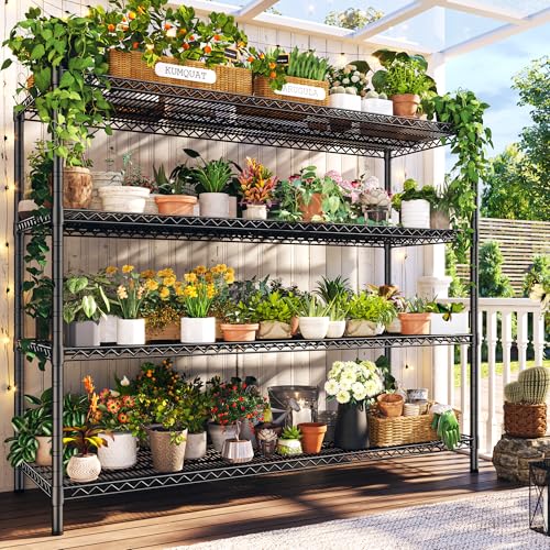 4 Tier Heavy Duty Metal Shelving Unit
