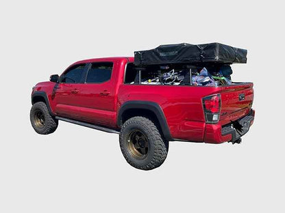 Universal Overland Truck Bed Cargo Rack, Heavy Duty Low Profile 10" Platform (Small)