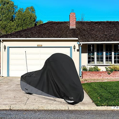 Motorcycle Cover for Touring Models Outdoor All Weather Protection