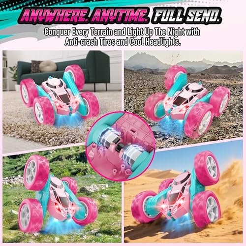 Pink RC Car for Girls Age 6+