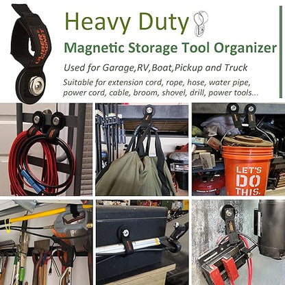 Strong Magnetic Storage Hooks (4 Count)