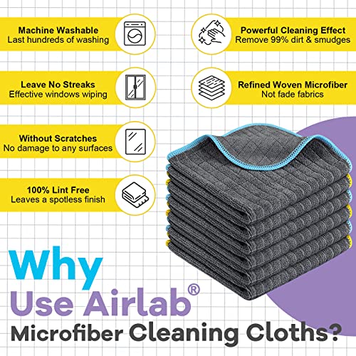 Glass Polishing Streak Free Miracle Cleaning Cloth (6 Count)