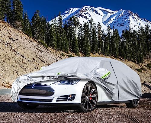 Waterproof Car Cover Custom Fit Tesla Model S 2012