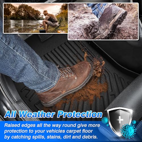 Floor Mats Compatible with Ford Bronco Sport 2021 (3 Count)
