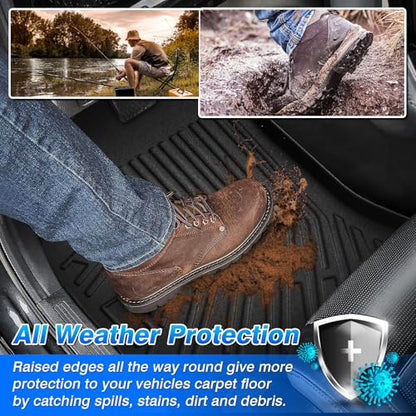 Floor Mats Compatible with Ford Bronco Sport 2021 (3 Count)