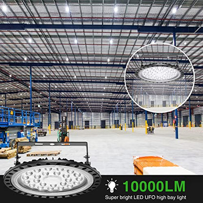 10 Pack 100W UFO LED High Bay Light (10 Count)