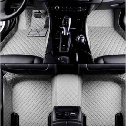 Custom Making Car Floor Mats Compatible with Audi BMW Mercedes-Benz Toyota Lexus Honda Infiniti Nissan Hyundai Kia All Models 2005-2026 (Light Gray)