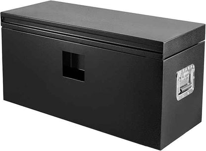 GarveeLife Heavy Duty Steel Truck Bed Tool Box – Weatherproof & Lockable Storage with Dual Gas-Shock Lids, Drill-Proof Security, Global Fit for Pickup, Trailer, RV – Secure Truck Bed Toolbox