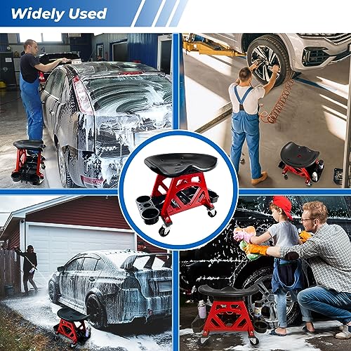 Durable Mechanic Seat with Wheels