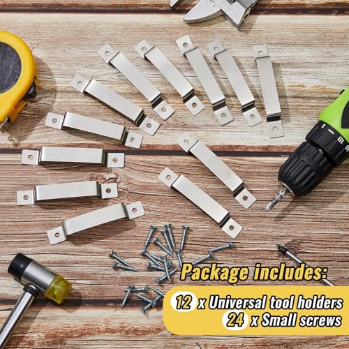 6 Pcs Tape Measure Clip Tape Measure Holder with Screws
