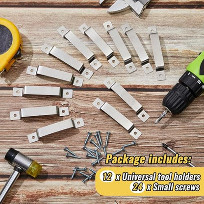 6 Pcs Tape Measure Clip Tape Measure Holder with Screws