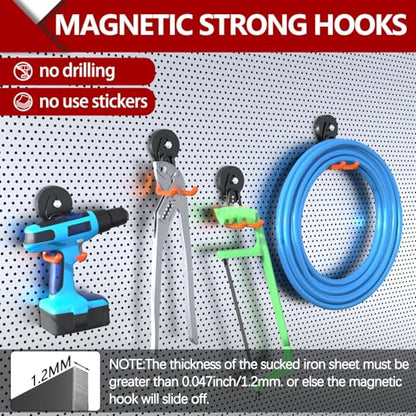 Heavy Duty Magnetic Hooks (2 Count)
