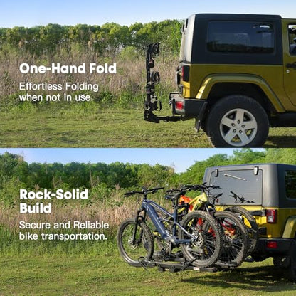 CyberRack S3 Ebike Rack 300lbs Capacity for 3 Ebikes