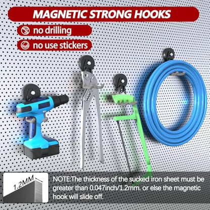 Heavy Duty Magnetic Hooks (4 Count)