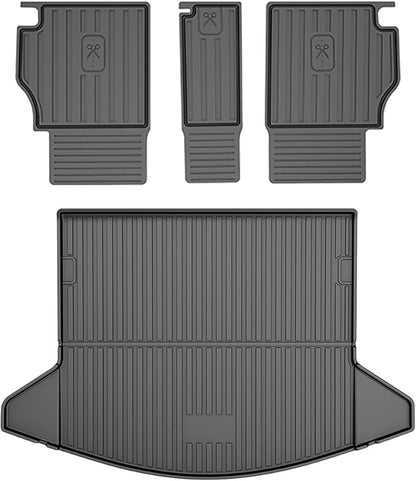 Cargo Liner with Backrest Mat Compatible with 2017-2025 Mazda CX-5 All Weather Protection CX5 Accessories