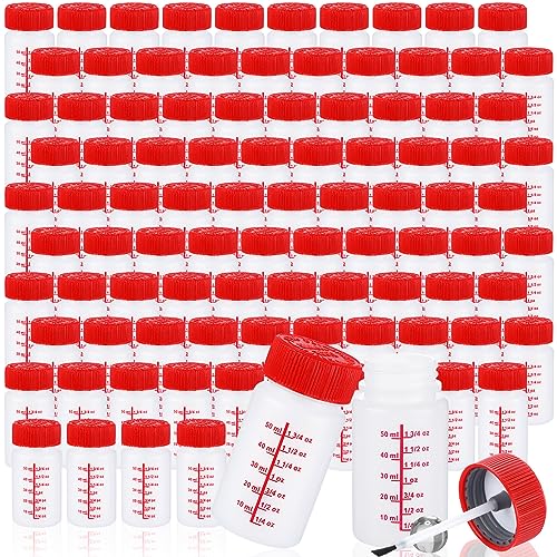 60 Pcs Touch up Paint Bottle with Brush Mixing Ball (60 Count)