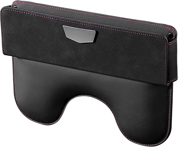 Car Seat Gap Filler Organizer Compatible with Tesla Roadster Sport/2.5 Coupe 2010-2025, Organizer Secure Storage for Small Items Auto Seats Storage Organizers No Drop,Black