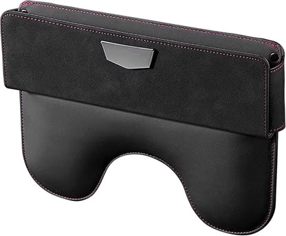 Car Seat Gap Filler Organizer Compatible with Tesla Model S/Model 3/Model X/Model Y 2012-2025, Organizer Secure Storage for Small Items Auto Seats Storage Organizers,Black
