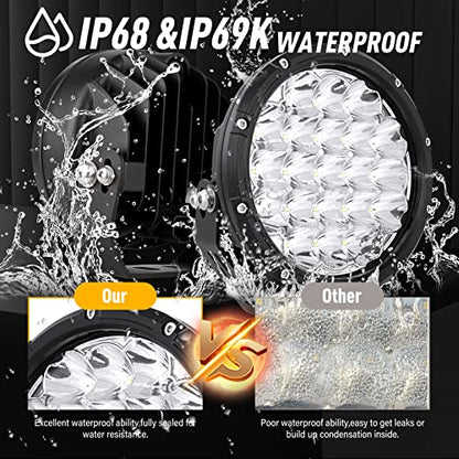 Round LED Offroad Lights 7inch LED Off Road Lights for Trucks