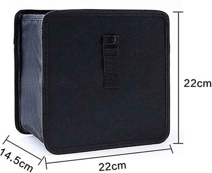 2 Pcs Large Size Car Backseat Organizer with 1 Pcs Trash Garbage Bag, Clear Screen Tablet Holder and 9 Storage Pockets,Foldable Seat Back Protectors for Toys Drinks Book ,Travel Accessories (Black)