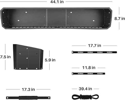 Under Seat Storage Compatible with Jeep Gladiator JT 2020-2024, Underseat Storage for Jeep Gladiator Accessories