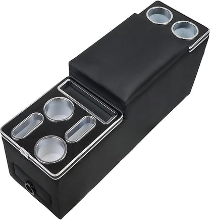 Universal Center Console Organizer Compatible with Jeep CJ-5 1976-1983, CJ-7 1976-1986, Wrangler YJ 1987-1995
