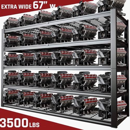 68" W Garage Shelving Heavy Duty (2 Count)