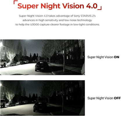 U3000 4K Dash Cam Front