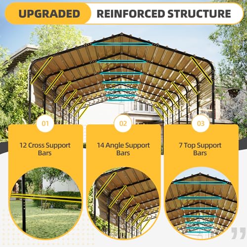 14x30 FT RV Carport