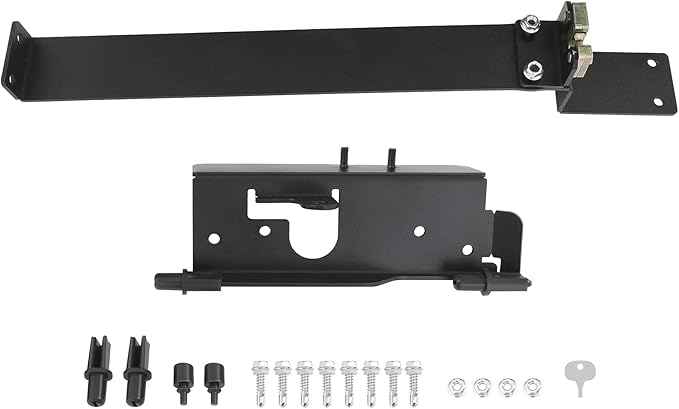 SCITOO Left Driver Side Truck Bed Tool Box for Dodge Ram 1500/2500/3500 2002-2010 for Dodge Ram 3500 2010-2018,Multi-Compartment Dividers Organized Storage,Heavy Duty & No-Drill Installation