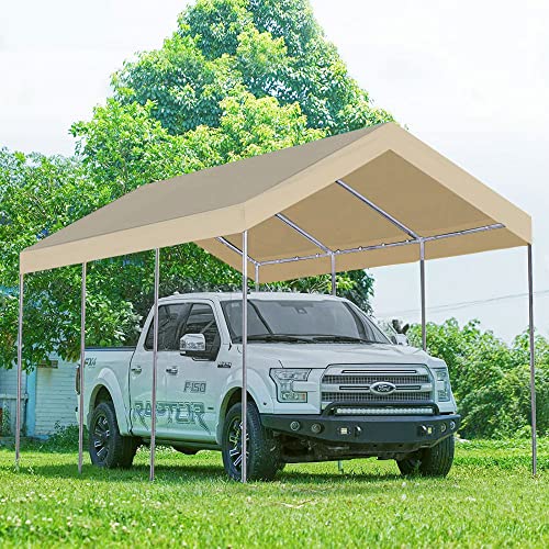 Rutile 12'x20' Carport Canopy ONLY Tent Garage Replacement Top Tarp Car Shelter Cover w