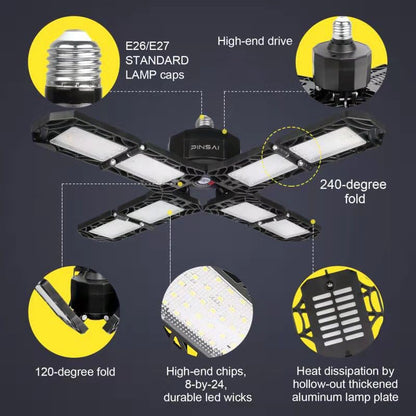 2 Pack LED Garage Light (2 count)