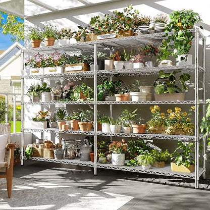 Chrome Metal Shelving