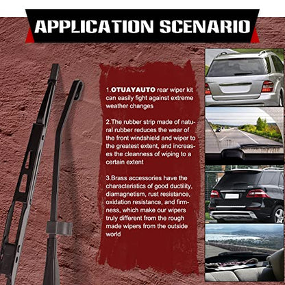 Rear Windshield Wiper Arm Blade